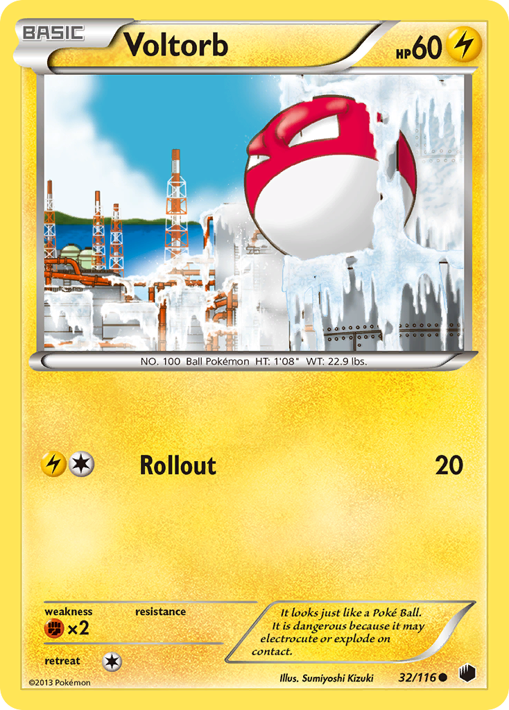 Voltorb (32/116) [Black & White: Plasma Freeze] | Good Games North