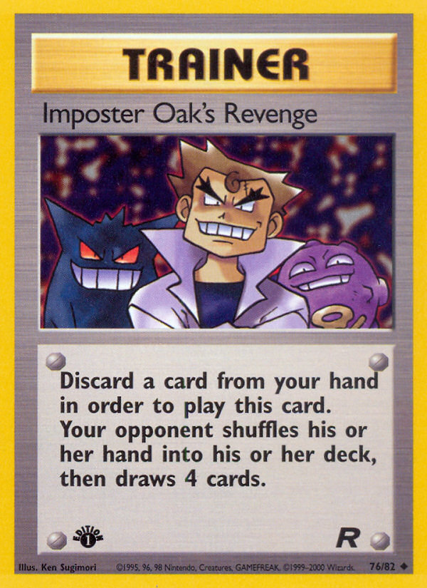Imposter Oak's Revenge (76/82) [Team Rocket 1st Edition] | Good Games North
