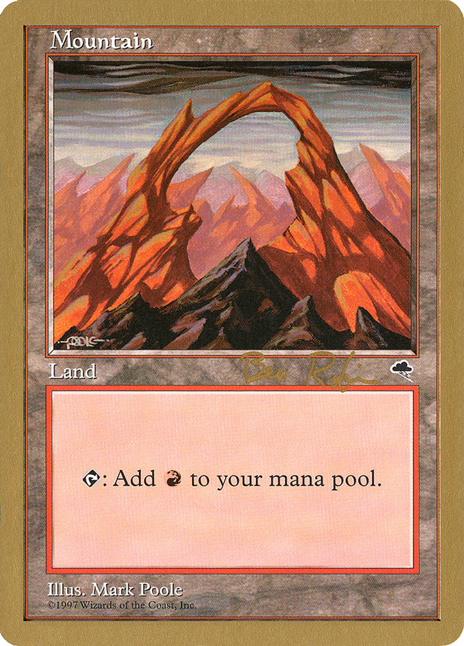 Mountain (br345) (Ben Rubin) [World Championship Decks 1998] | Good Games North