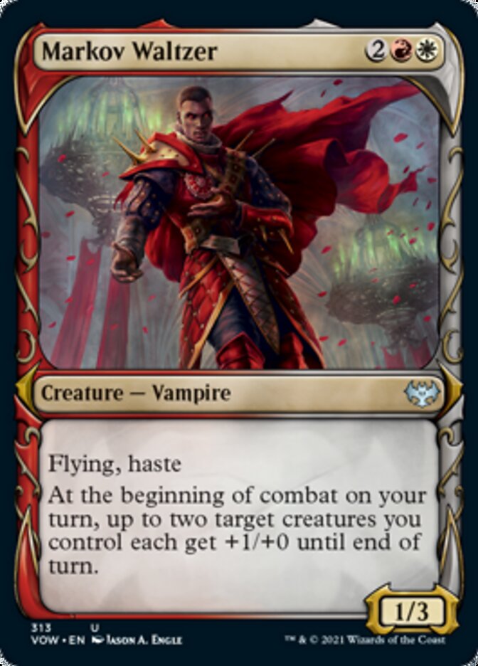 Markov Waltzer (Showcase Fang Frame) [Innistrad: Crimson Vow] | Good Games North