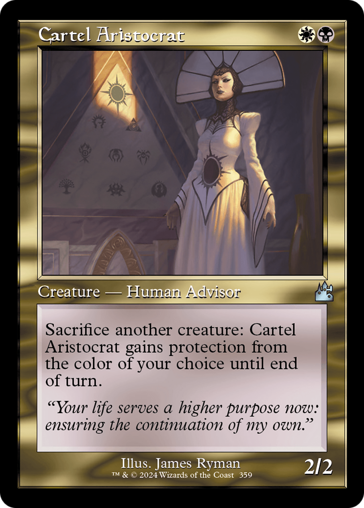 Cartel Aristocrat (Retro Frame) [Ravnica Remastered] | Good Games North