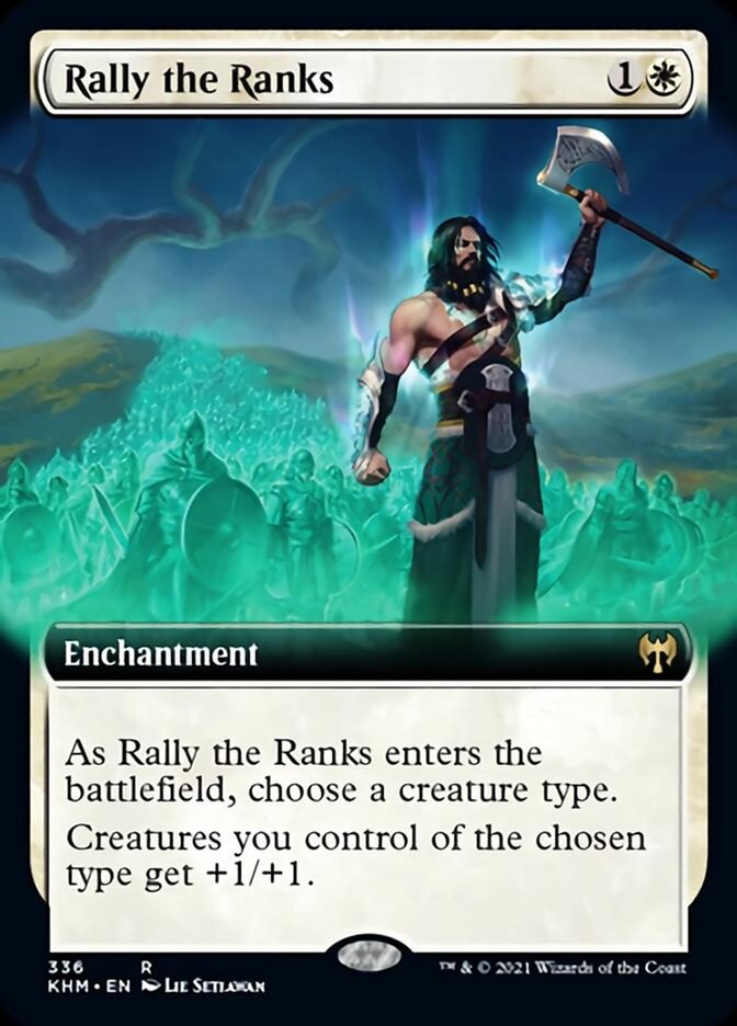 Rally the Ranks (Extended Art) [Kaldheim] | Good Games North