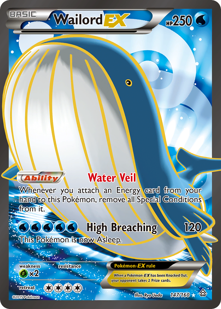 Wailord EX (147/160) [XY: Primal Clash] | Good Games North