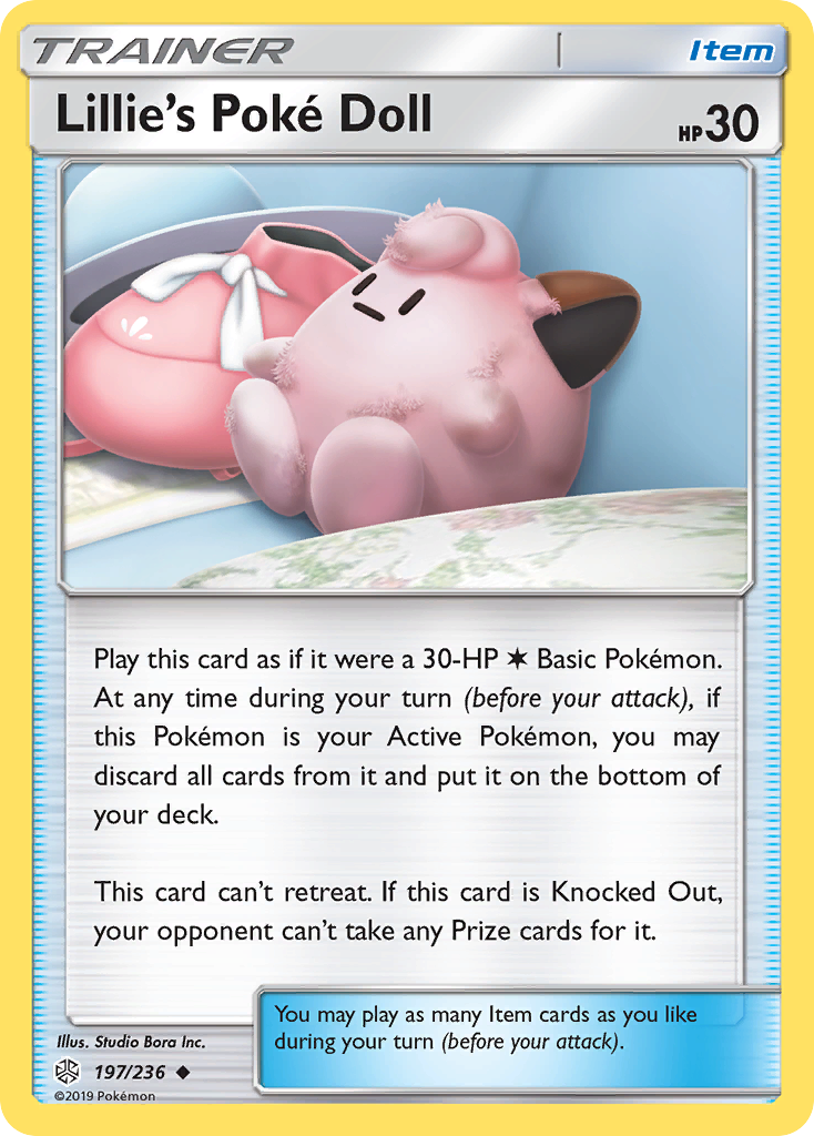 Lillie's Poke Doll (197/236) [Sun & Moon: Cosmic Eclipse] | Good Games North
