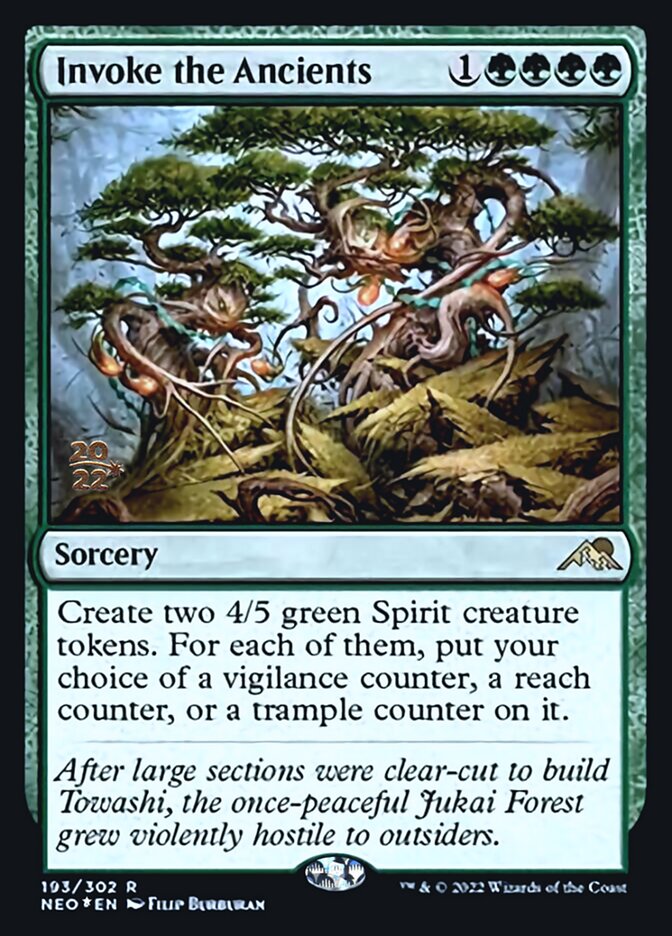 Invoke the Ancients [Kamigawa: Neon Dynasty Prerelease Promos] | Good Games North