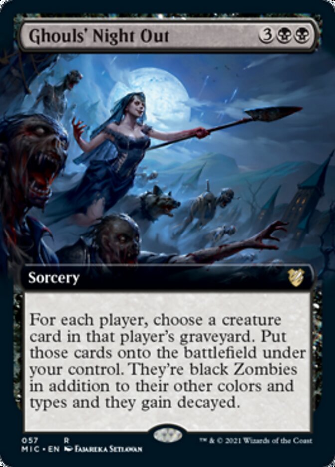 Ghouls' Night Out (Extended) [Innistrad: Midnight Hunt Commander] | Good Games North