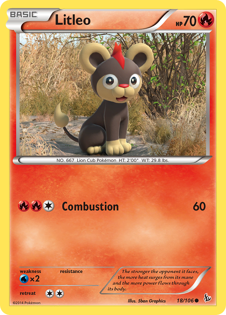 Litleo (18/106) [XY: Flashfire] | Good Games North
