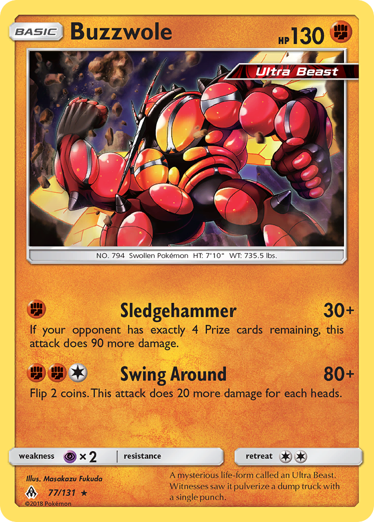 Buzzwole (77/131) [Sun & Moon: Forbidden Light] | Good Games North