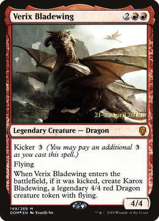 Verix Bladewing [Dominaria Promos] | Good Games North