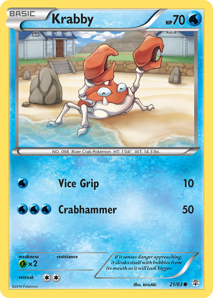 Krabby (21/83) [XY: Generations] | Good Games North