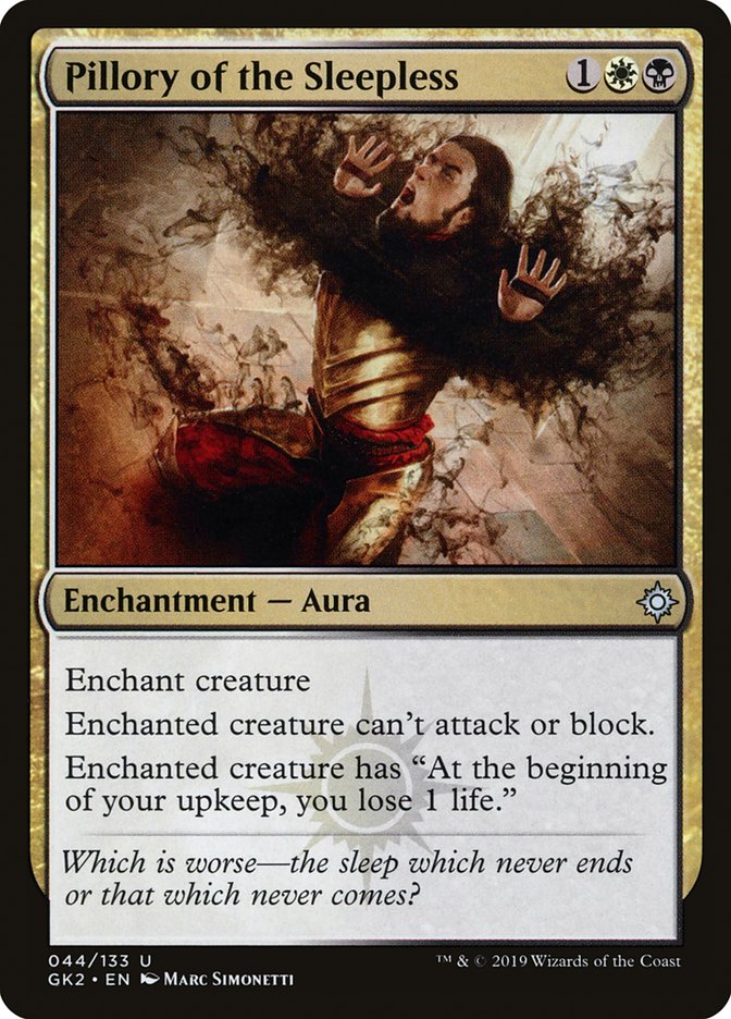 Pillory of the Sleepless [Ravnica Allegiance Guild Kit] | Good Games North