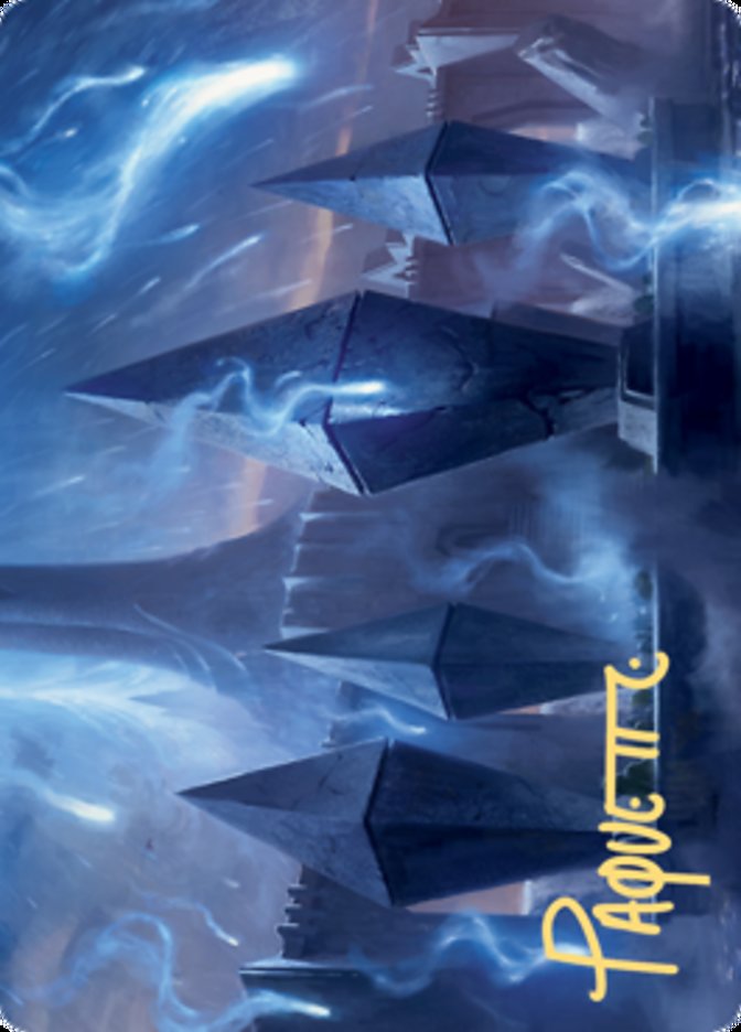 Sea Gate Restoration Art Card (Gold-Stamped Signature) [Zendikar Rising Art Series] | Good Games North