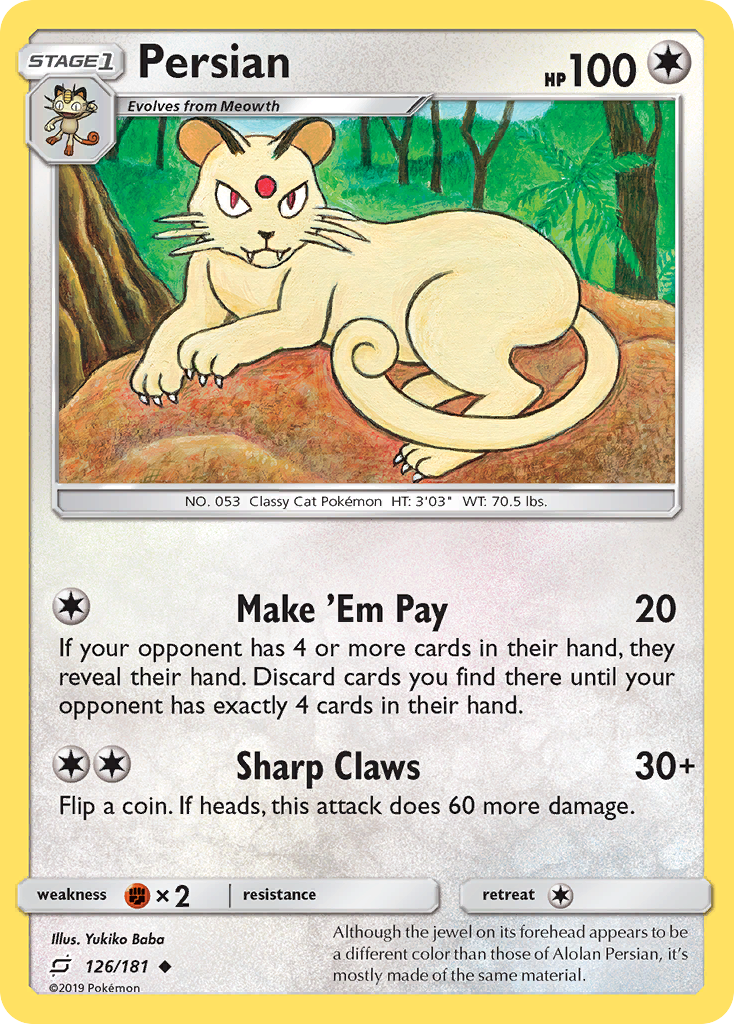 Persian (126/181) [Sun & Moon: Team Up] | Good Games North