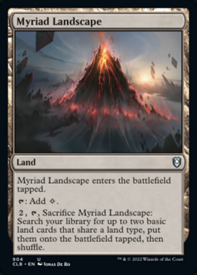 Myriad Landscape [Commander Legends: Battle for Baldur's Gate] | Good Games North