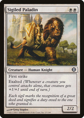 Sigiled Paladin [Shards of Alara] | Good Games North