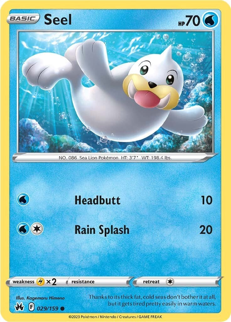 Seel (029/159) [Sword & Shield: Crown Zenith] | Good Games North