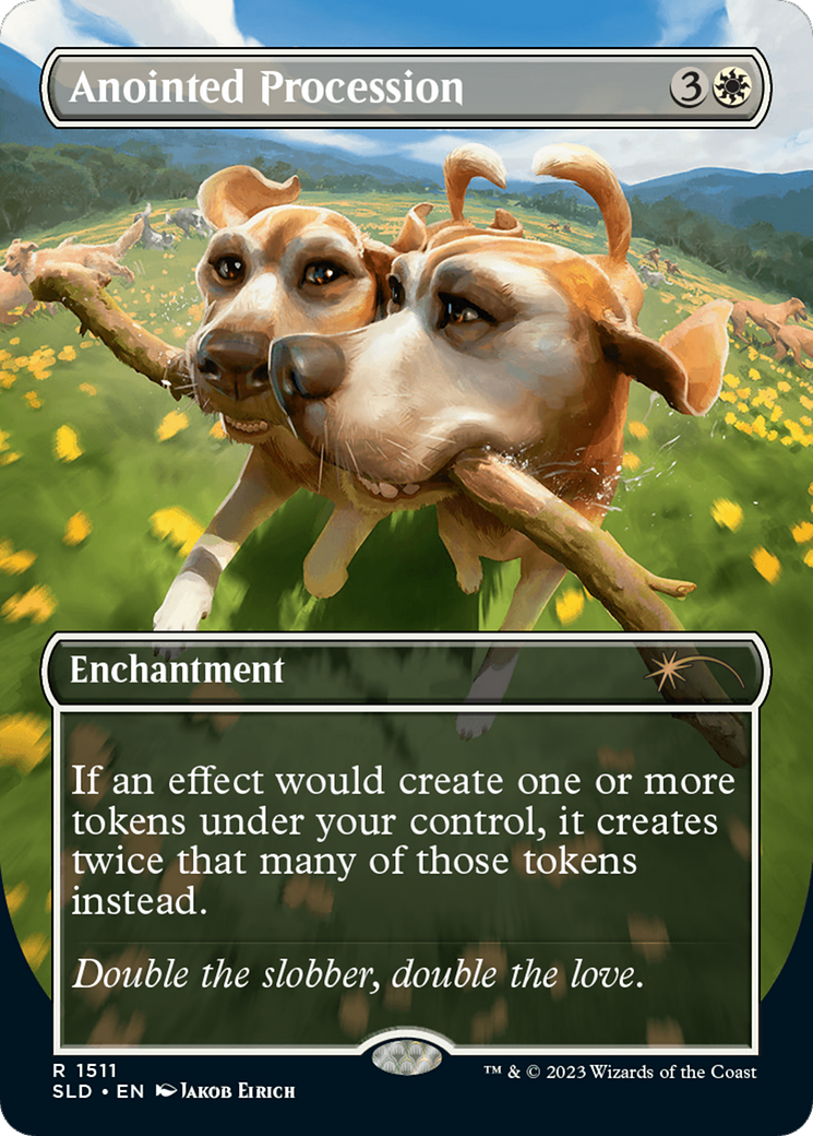 Anointed Procession // Anointed Procession [Secret Lair Commander Deck: Raining Cats and Dogs] | Good Games North