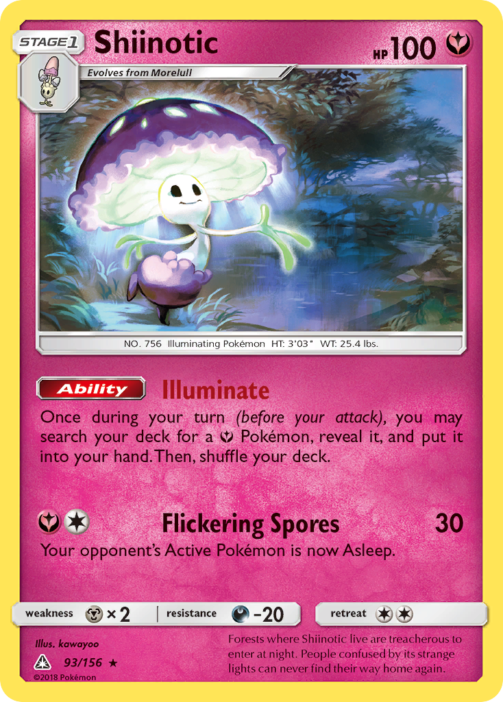 Shiinotic (93/156) [Sun & Moon: Ultra Prism] | Good Games North