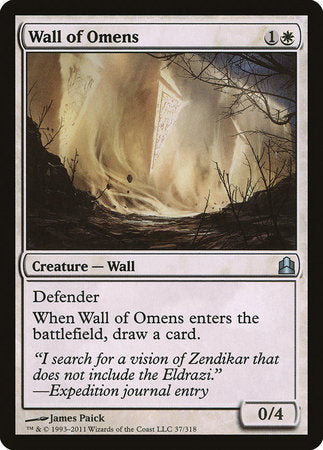 Wall of Omens [Commander 2011] | Good Games North