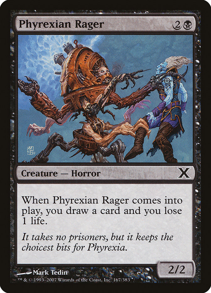 Phyrexian Rager [Tenth Edition] | Good Games North