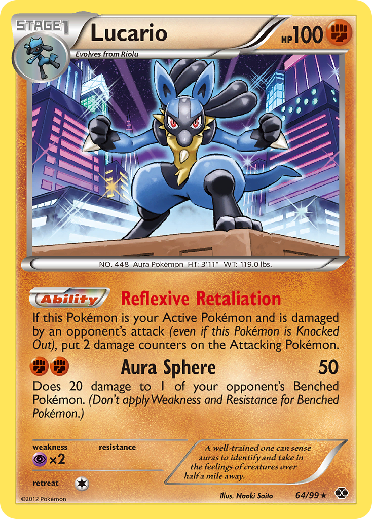 Lucario (64/99) [Black & White: Next Destinies] | Good Games North