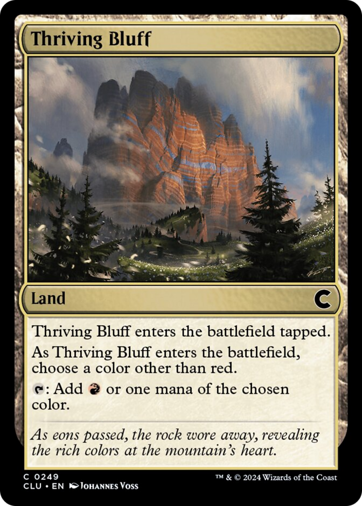 Thriving Bluff [Ravnica: Clue Edition] | Good Games North