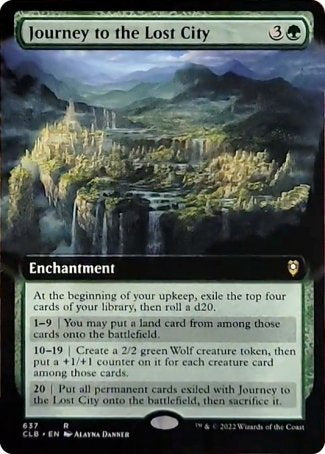 Journey to the Lost City (Extended Art) [Commander Legends: Battle for Baldur's Gate] | Good Games North