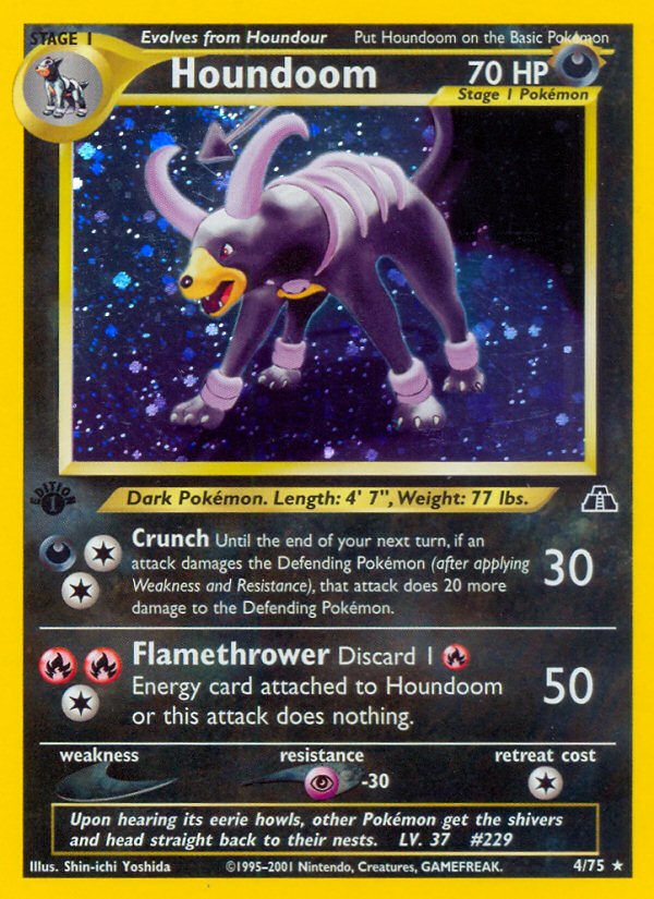 Houndoom (4/75) [Neo Discovery 1st Edition] | Good Games North