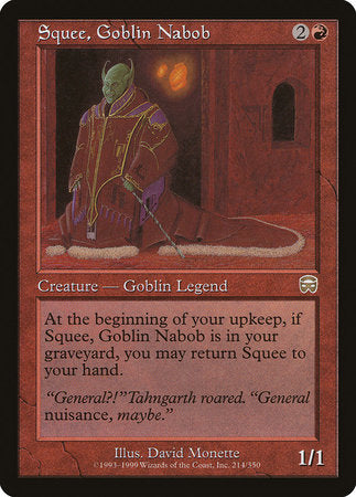 Squee, Goblin Nabob [Mercadian Masques] | Good Games North