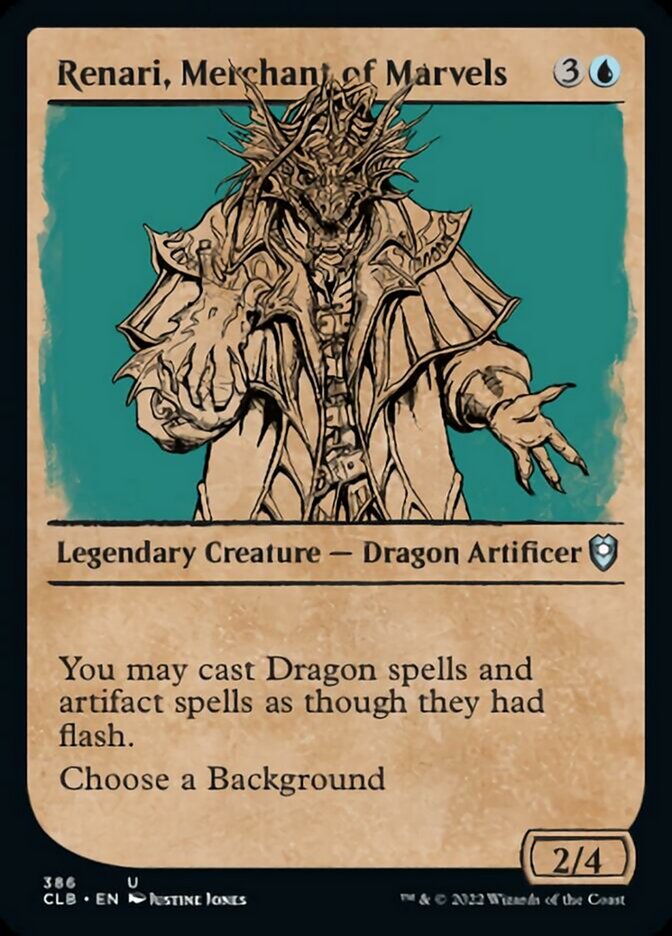 Renari, Merchant of Marvels (Showcase) [Commander Legends: Battle for Baldur's Gate] | Good Games North