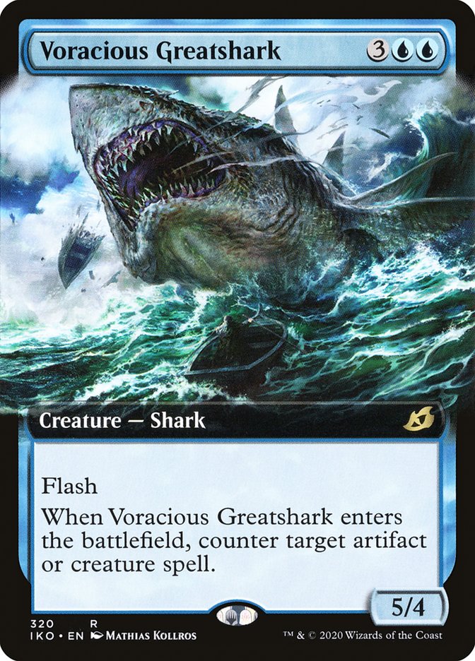 Voracious Greatshark (Extended Art) [Ikoria: Lair of Behemoths] | Good Games North