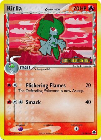 Kirlia (33/101) (Delta Species) (Stamped) [EX: Dragon Frontiers] | Good Games North