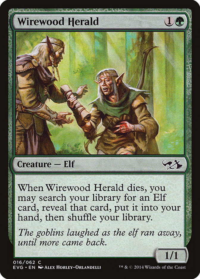Wirewood Herald (Elves vs. Goblins) [Duel Decks Anthology] | Good Games North
