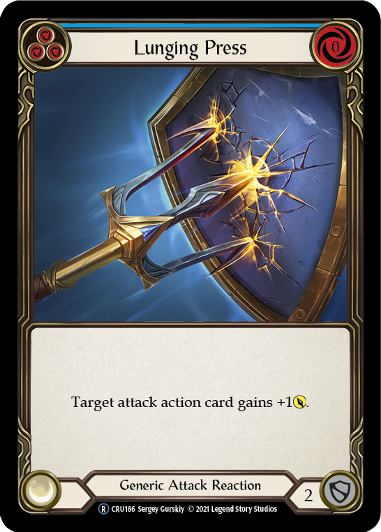 Lunging Press [U-CRU186-RF] Unlimited Rainbow Foil | Good Games North