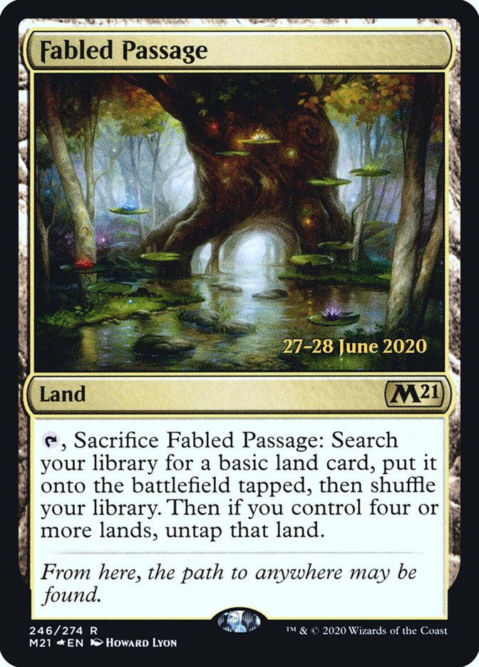 Fabled Passage  [Core Set 2021 Prerelease Promos] | Good Games North
