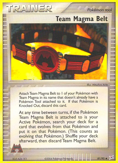 Team Magma Belt (81/95) [EX: Team Magma vs Team Aqua] | Good Games North