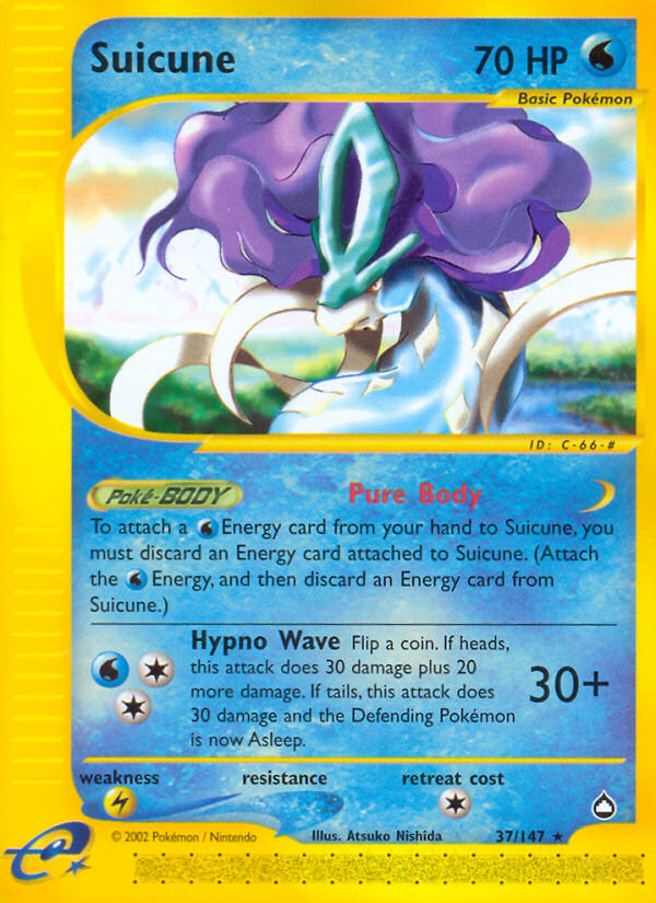 Suicune (37/147) [Aquapolis] | Good Games North
