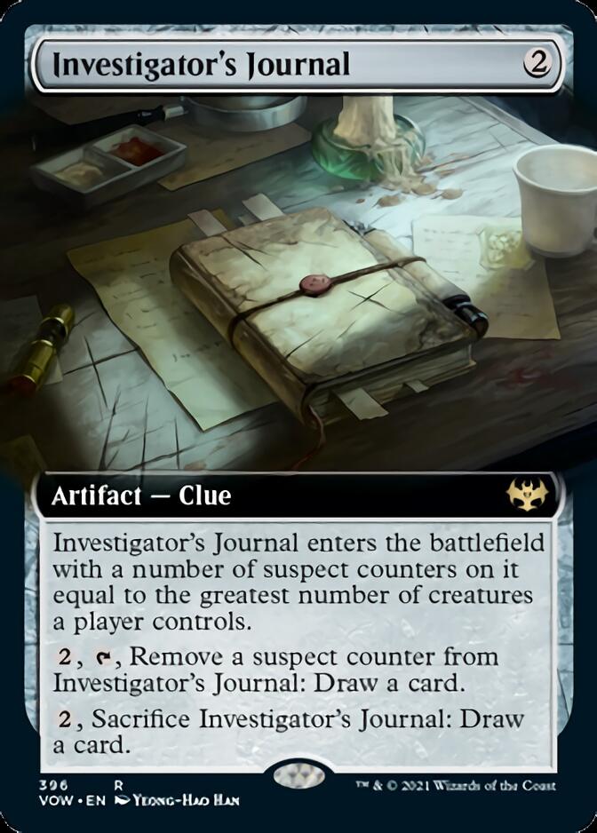 Investigator's Journal (Extended) [Innistrad: Crimson Vow] | Good Games North