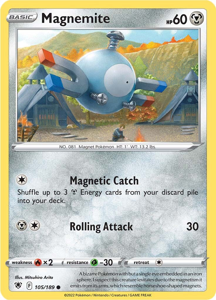 Magnemite (105/189) [Sword & Shield: Astral Radiance] | Good Games North