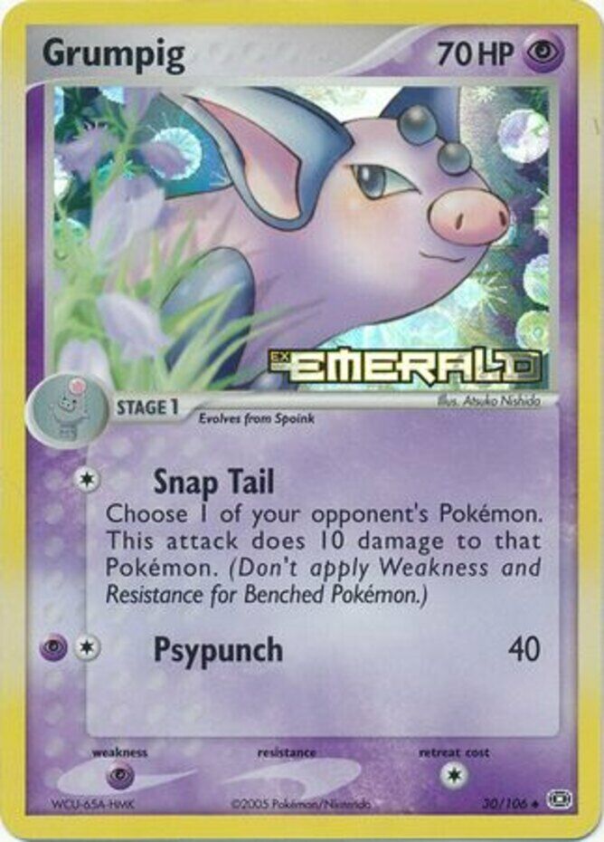 Grumpig (30/106) (Stamped) [EX: Emerald] | Good Games North