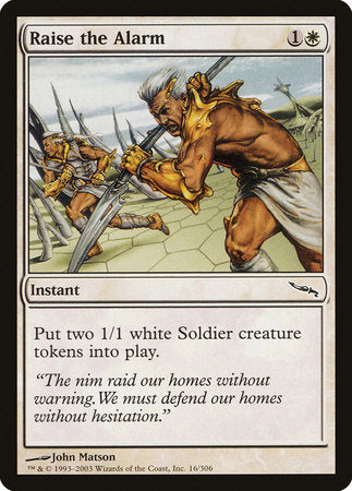 Raise the Alarm [Mirrodin] | Good Games North