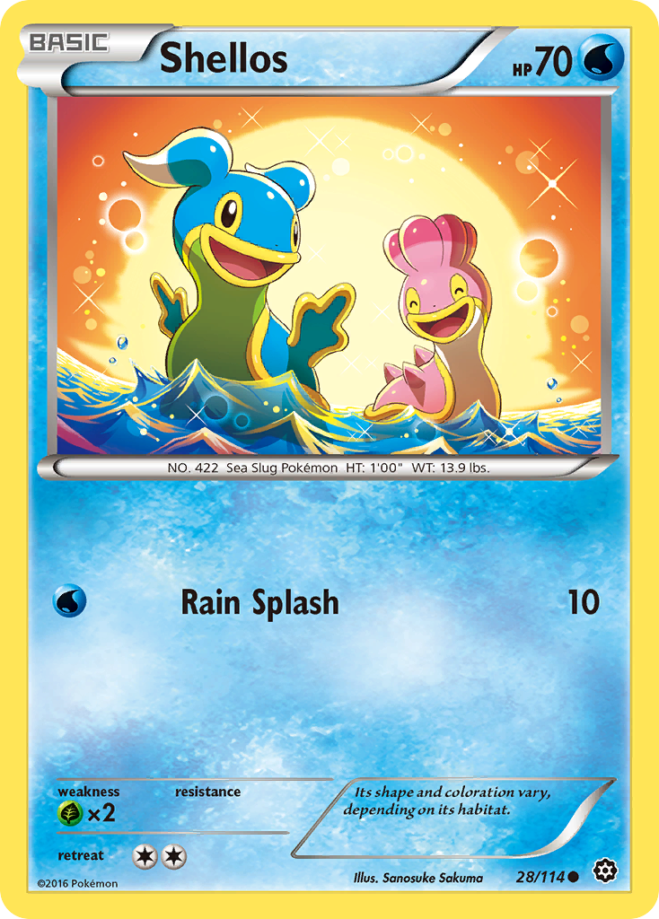 Shellos (28/114) [XY: Steam Siege] | Good Games North