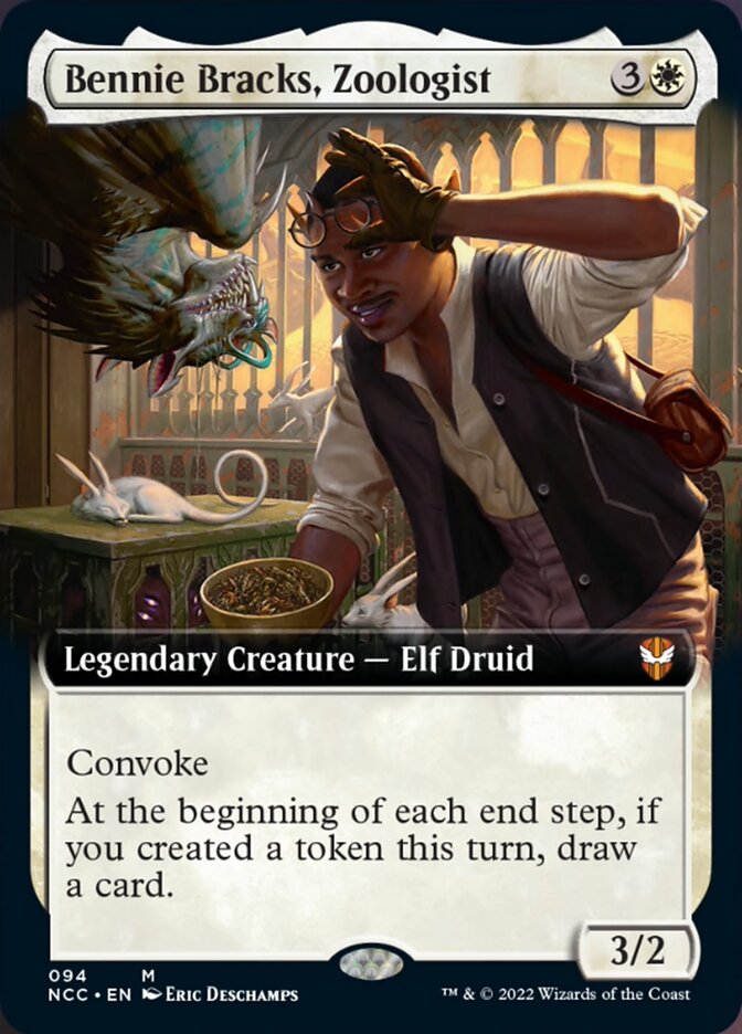 Bennie Bracks, Zoologist (Extended Art) [Streets of New Capenna Commander] | Good Games North