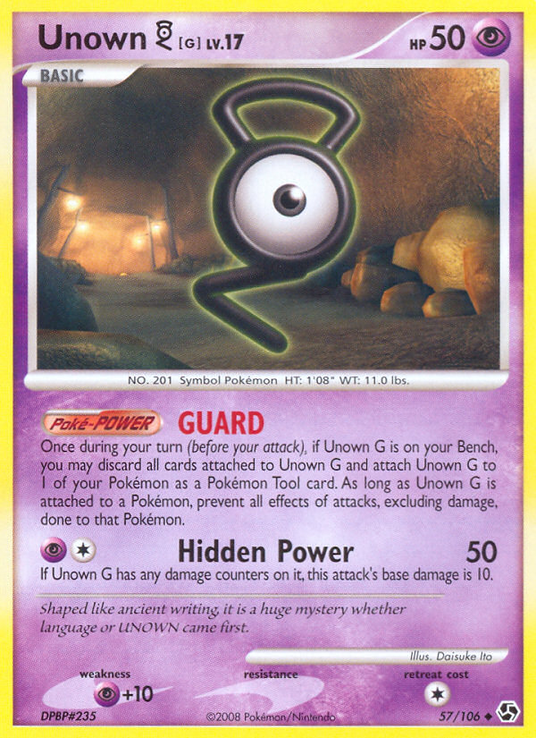 Unown G (57/106) [Diamond & Pearl: Great Encounters] | Good Games North