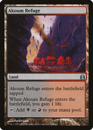Akoum Refuge [Commander 2011] | Good Games North