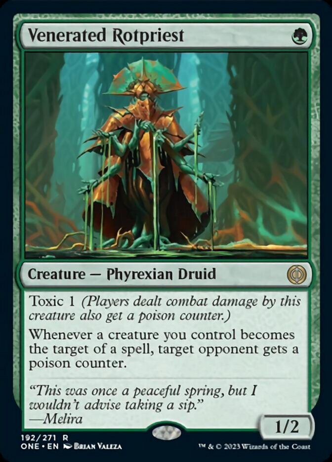 Venerated Rotpriest [Phyrexia: All Will Be One] | Good Games North