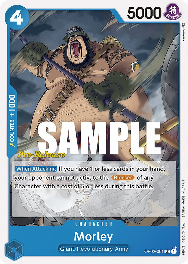 Morley [Paramount War Pre-Release Cards] | Good Games North