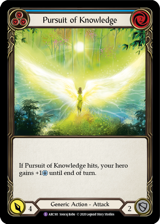 Pursuit of Knowledge [U-ARC161] Unlimited Rainbow Foil | Good Games North