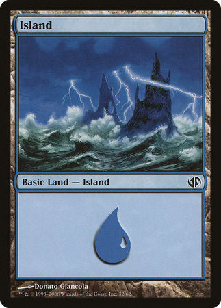 Island (32) [Duel Decks: Jace vs. Chandra] | Good Games North
