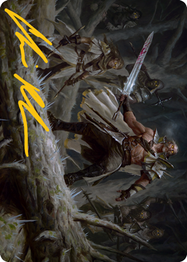 Tovolar, Dire Overlord 1 Art Card (Gold-Stamped Signature) [Innistrad: Midnight Hunt Art Series] | Good Games North
